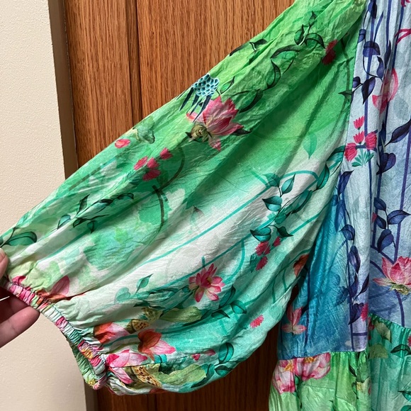 Lula Soul Floral Multicolor Bohemian Dress, Excellent Condition, Size 4X - Picture 3 of 5